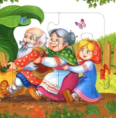 Книга с пазлами. Репка, производитель Malamalama (Маламалама), ISBN 978-5-00230-326-7 № 7