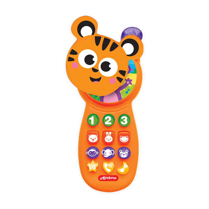 Тигрёнок. Музыкальный телефончик, производитель Азбукварик , ISBN 463-0-02729-296-4, № 2