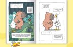 Книжка-комикс. Капибара и Гусь. Том 2. Путешествие из Петербурга в Москву., производитель Проф-Пресс , ISBN 978-5-37835-284-5, № 4