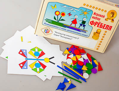 Игровой набор Фребеля "Конструктор плоскостной-3", производитель Светоч, ISBN 200-9-46938-915-0, № 1