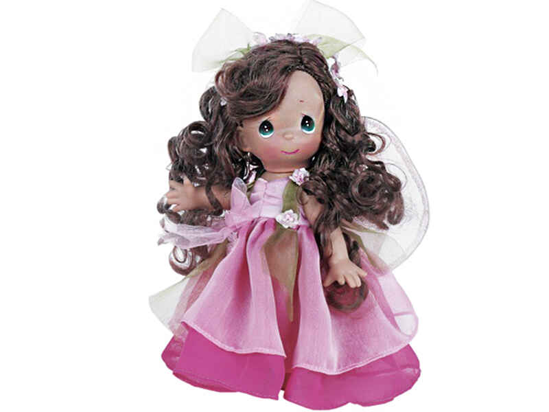 Кукла Precious Moments Цветочная фея, брюнетка 21 см, арт. 3514, производитель The Doll Maker, ISBN 73-2-53303-514-2, № 1