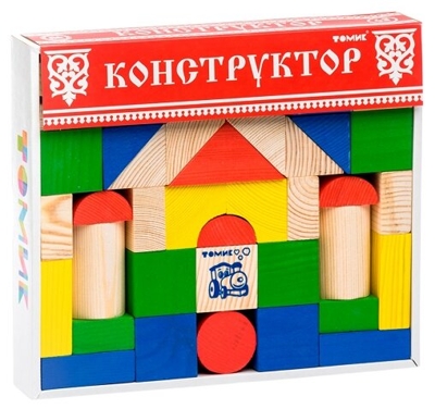 Конструктор  &quot;Цветной&quot; 43дет., производитель Томик, ISBN 460-7-05756-092-9№ 1