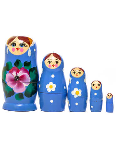 Матрешка АНЮТИНЫ ГЛАЗКИ. 5 куколок (10136), арт. РДИ524, производитель АНДАНТЕ, ISBN 466-5-27282-155-3№ 2