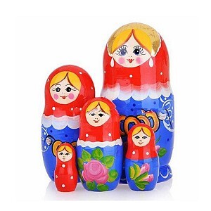 Матрешка БАРАНКИ-БАРАНОЧКИ. 5 куколок, арт. РДИ582, производитель АНДАНТЕ, ISBN 466-5-27282-215-4, № 2