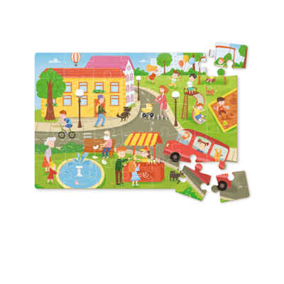 Пазл-мини "Летний городок", производитель Я РАСТУ ТОЙЗ, ISBN 482-0-19824-434-7№ 2