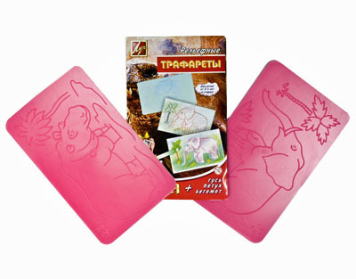 ЛУЧ Трафарет рельефный Слон +, арт. 13С 991-08, производитель Луч, ISBN 460-1-18500-466-9, № 1
