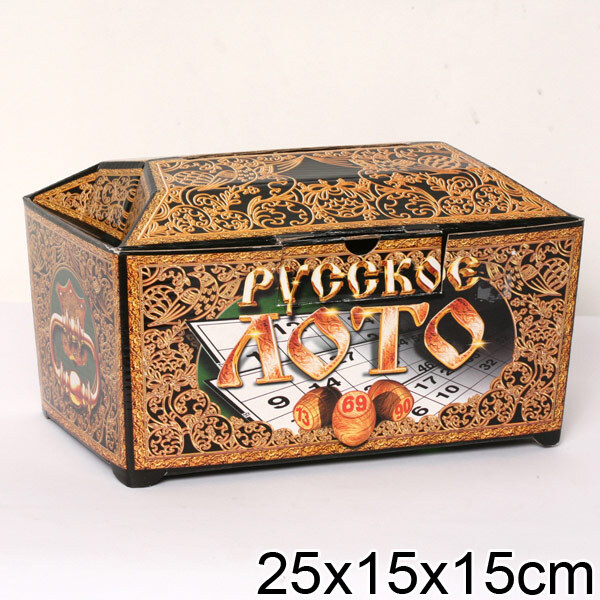 Лото русское (подарочное), производитель Десятое королевство, ISBN 460-6-08800-142-5, № 1