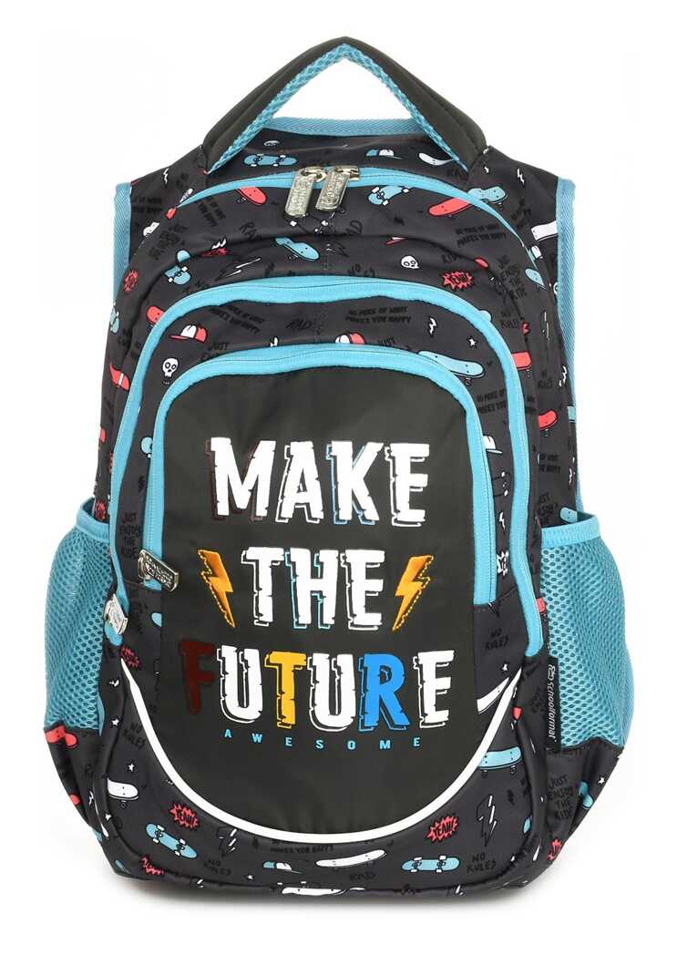 Рюкзак Schoolformat Future, модель SOFT 3, мягкий каркас, трехсекционный, 22 л, для мальчиков, арт. РЮКМ3-ФЧР, производитель ФАРМ, ISBN 460-2-72314-897-5, № 1