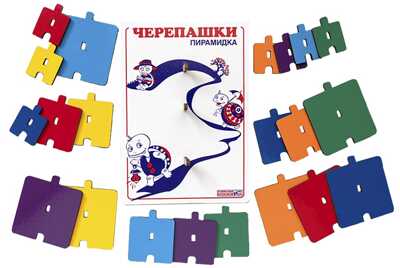 Черепашки Пирамидка, производитель Развивающие игры Воскобовича, ISBN 462-7-08147-139-8№ 8