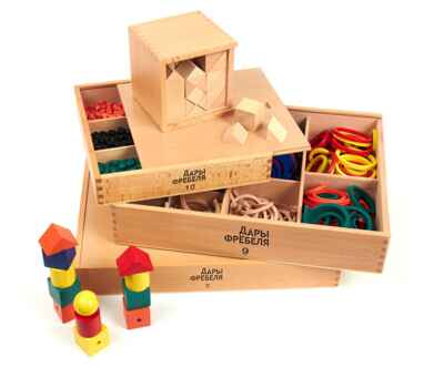 Игровой набор «Дары Фребеля», арт. ОСВ 5114, производитель Светоч, ISBN 200-9-46938-689-0№ 2
