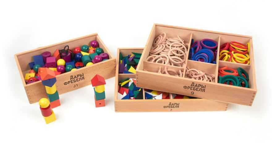 Игровой набор «Дары Фребеля», арт. ОСВ 5114, производитель Светоч, ISBN 200-9-46938-689-0, № 4
