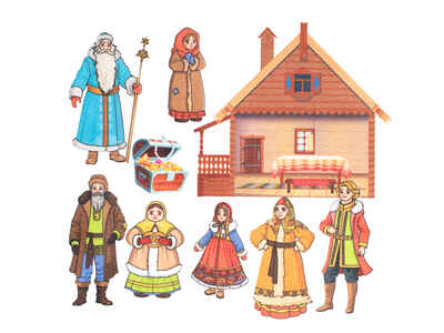 Морозко, арт. LIP1398, производитель Веселые липучки LIP-LIP, ISBN 460-9-21800-396-2№ 3