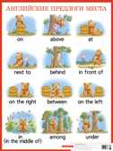 Английские предлоги места. Наглядное пособие. Наглядные пособия. Плакаты, производитель Айрис-пресс , ISBN 978-5-81120-383-3, № 1