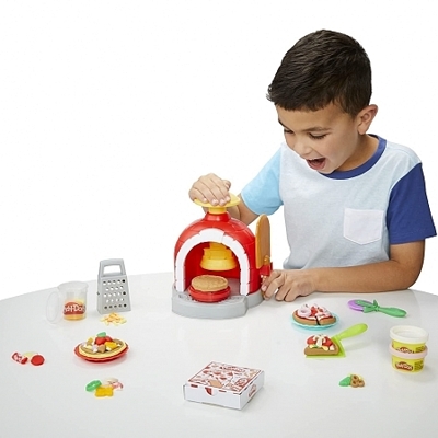 Набор с массой для лепки PLAY-DOH &quot;Печём пиццу&quot;, арт. F43735L0, производитель Hasbro (Хасбро), ISBN 501-0-99395-439-1№ 2