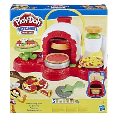Набор с массой для лепки PLAY-DOH &quot;Печём пиццу&quot;, арт. F43735L0, производитель Hasbro (Хасбро), ISBN 501-0-99395-439-1№ 8