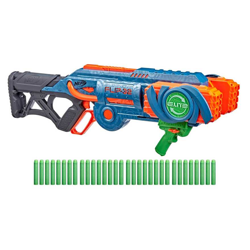 Набор игровой Nerf Элит 2.0 Флип 32, арт. F2553EU40 (F2553), производитель Hasbro (Хасбро), ISBN 501-0-99387-743-0, № 2