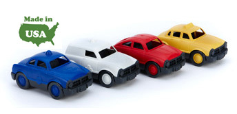 Green Toys. Набор из 4 мини-машинок, производитель Green Toys, ISBN 81-6-40901-014-0, № 1
