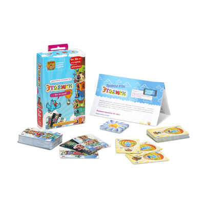 Банда умников. Настольная игра Этажики арт. УМ040 /16, производитель Банда умников, ISBN 462-3-72117-601-2№ 1