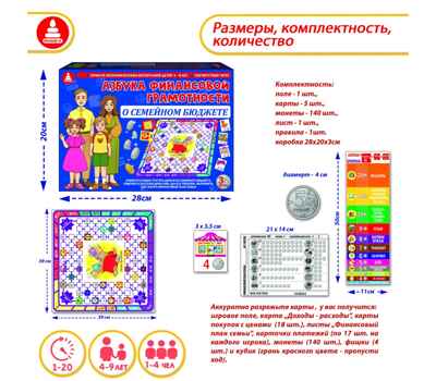Азбука финансовой грамотности. О семейном бюджете, арт. С-125, производитель Малыш и К, ISBN 460-7-02050-029-7№ 4