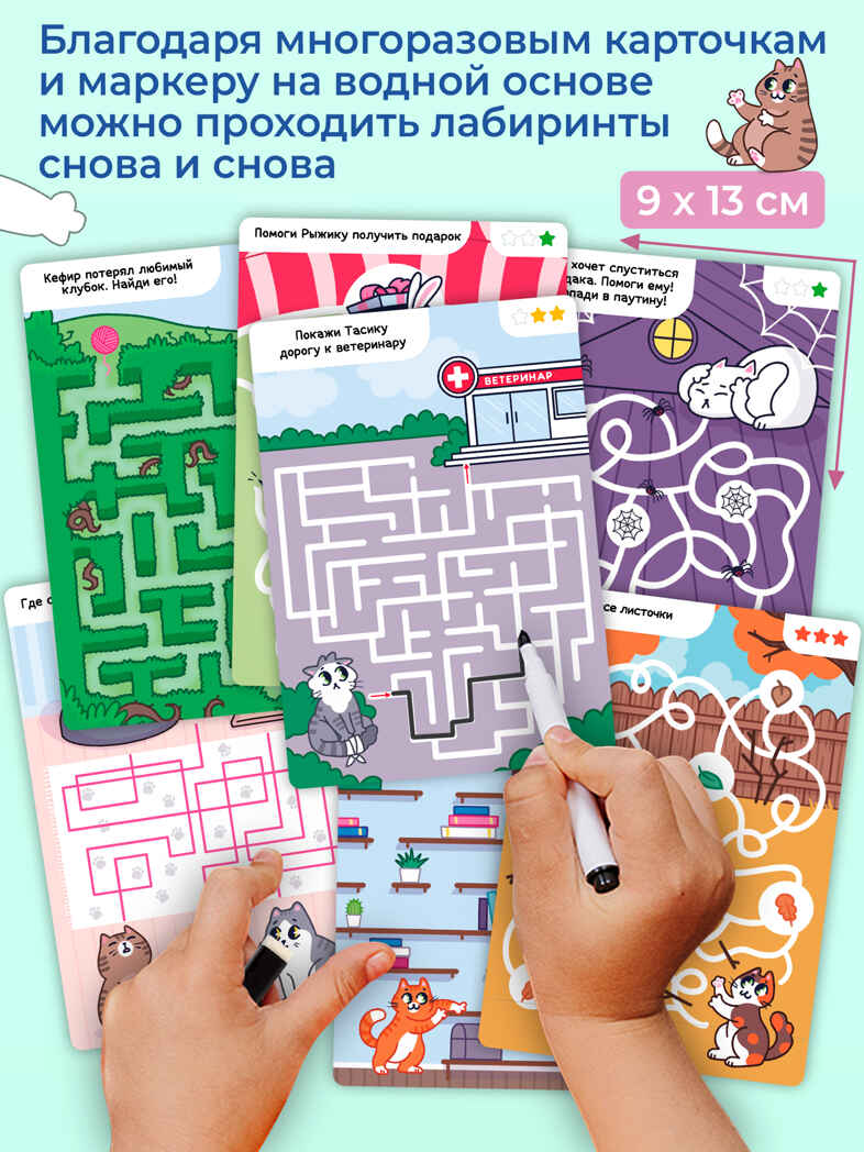 IQ Box. КОТО-лабиринты, арт. 4544, производитель Дрофа-медиа, ISBN 463-0-19687-734-4, № 4