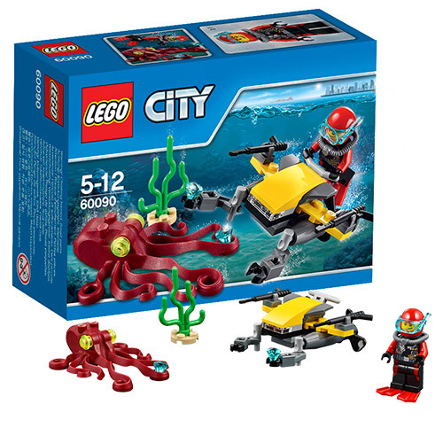 LEGO City 60090 Глубоководный скутер, производитель LEGO (ЛЕГО), ISBN 570-2-01535-061-7, № 1