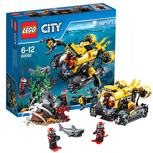 LEGO City 60092 Глубоководная подводная лодка, производитель LEGO (ЛЕГО), ISBN 570-2-01535-063-1, № 1