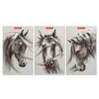 Записная книга на скобе Wild Horse, 112х181 мм, 32 листа, в точку, арт. 49816, производитель ErichKrause® (Эрих Краузе), ISBN 460-1-92149-816-5, № 1
