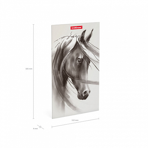 Записная книга на скобе Wild Horse, 112х181 мм, 32 листа, в точку, арт. 49816, производитель ErichKrause® (Эрих Краузе), ISBN 460-1-92149-816-5, № 4