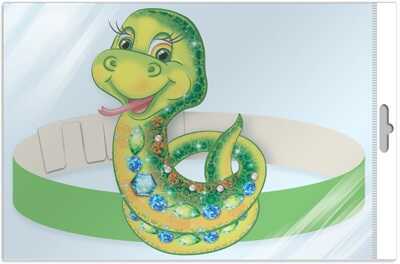 *МА-12091 Маска-ободок. Змейка (в индивидуальной упаковке с европодвесом и клеевым клапаном), производитель Сфера ТЦ , ISBN 463-0-07699-101-6№ 1