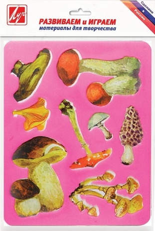 ЛУЧ Трафарет Грибы, арт. 9С 450-08, производитель Луч, ISBN 460-1-18500-131-6№ 1
