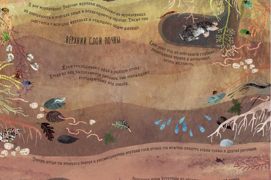 ДЛ: Что скрыто под асфальтом? Книга-раскладушка для детей и взрослых, производитель Контэнт, ISBN 978-5-00141-187-1, № 4