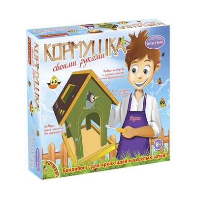 Кормушка своими руками. Моделирование из дерева Bondibon, арт. 0001, производитель Bondibon (Бондибон), ISBN 489-5-13601-125-1№ 1