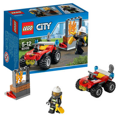LEGO City 60105 Пожарный квадроцикл, производитель LEGO (ЛЕГО), ISBN 570-2-01559-173-7№ 1