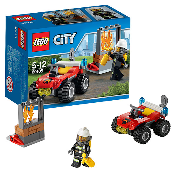 LEGO City 60105 Пожарный квадроцикл, производитель LEGO (ЛЕГО), ISBN 570-2-01559-173-7, № 1