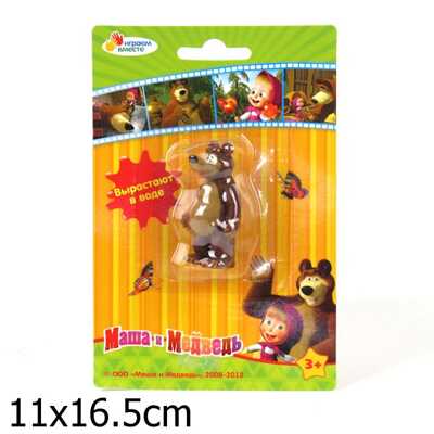 Фигурка растущая Медведь, арт. ZL08-2677, производитель Симбат, ISBN 469-0-59001-481-3№ 1