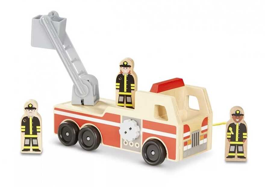 Классические игрушки Пожарная машина, арт. 9391M, производитель Melissa & Doug (Мелисса &Дог), ISBN 000-0-77219-391-7, № 1