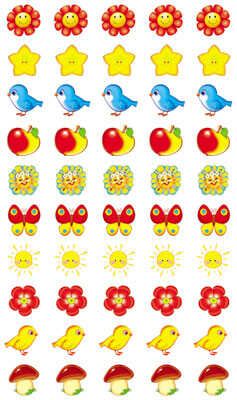 НМ-7743 Набор наклеек для поощрения. Птички и яблочки, производитель Сфера ТЦ , ISBN 465-0-11815-061-4№ 1