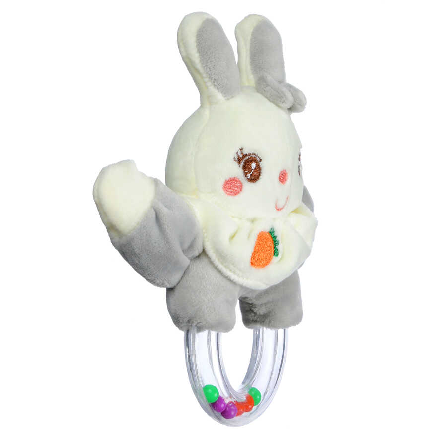 Игрушка-погремушка Uviton мягкая Кролик серый Арт 0610, производитель Uviton, ISBN 465-7-78025-114-4, № 3