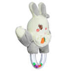 Игрушка-погремушка Uviton мягкая Кролик серый Арт 0610, производитель Uviton, ISBN 465-7-78025-114-4, № 3