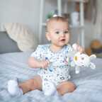 Игрушка-погремушка Uviton мягкая Кролик серый Арт 0610, производитель Uviton, ISBN 465-7-78025-114-4, № 9