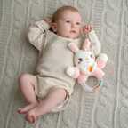 Игрушка-погремушка Uviton мягкая Кролик розовый Арт 0610, производитель Uviton, ISBN 465-7-78025-133-5, № 6