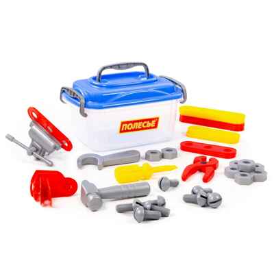 Набор "Механик" (41 элемент) (в контейнере), арт. 56610, производитель Полесье, ISBN 481-0-34405-661-0№ 1