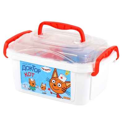 Набор "Три Кота" "Доктор" (в контейнере), арт. 65353, производитель Полесье, ISBN 481-0-34406-535-3№ 2