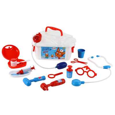 Набор "Три Кота" "Доктор" (в контейнере), арт. 65353, производитель Полесье, ISBN 481-0-34406-535-3№ 5