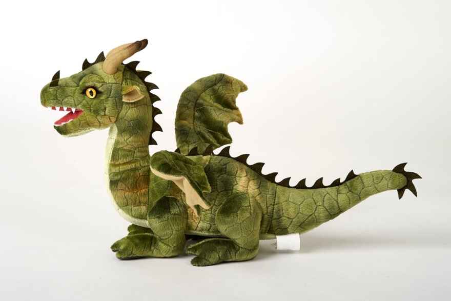 Игрушка мягконабивная Дракон 40 см, арт. M90366, производитель LEOSCO, ISBN 402-8-66719-122-6, № 2