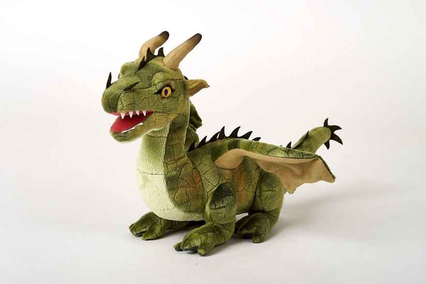 Игрушка мягконабивная Дракон 40 см, арт. M90366, производитель LEOSCO, ISBN 402-8-66719-122-6, № 1