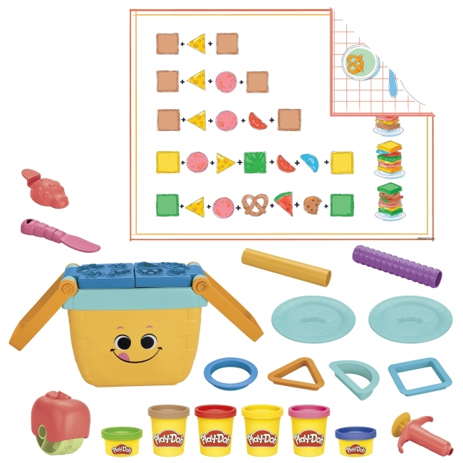 Набор с массой для лепки PLAY-DOH &quot;Пикник&quot;, арт. F69165L0, производитель Hasbro (Хасбро), ISBN 501-0-99420-840-0, № 2