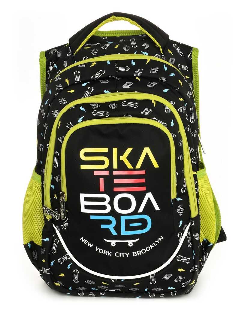 Рюкзак Schoolformat Skate, модель SOFT 3, мягкий каркас, трехсекционный, 22 л, для мальчиков, арт. РЮКМ3-СКТ, производитель ФАРМ, ISBN 460-2-72314-896-8, № 1