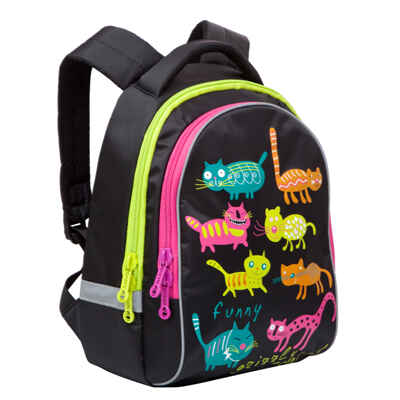 Рюкзак школьный, арт. RG-657-4/1, производитель GRIZZLY, ISBN 469-0-62905-545-9№ 1