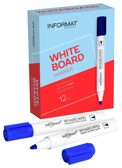 Маркер  для белых досок inФормат Board круглый, 3 мм синий, арт.WRR03B, производитель ФАРМ, ISBN 460-2-72303-621-0, № 1